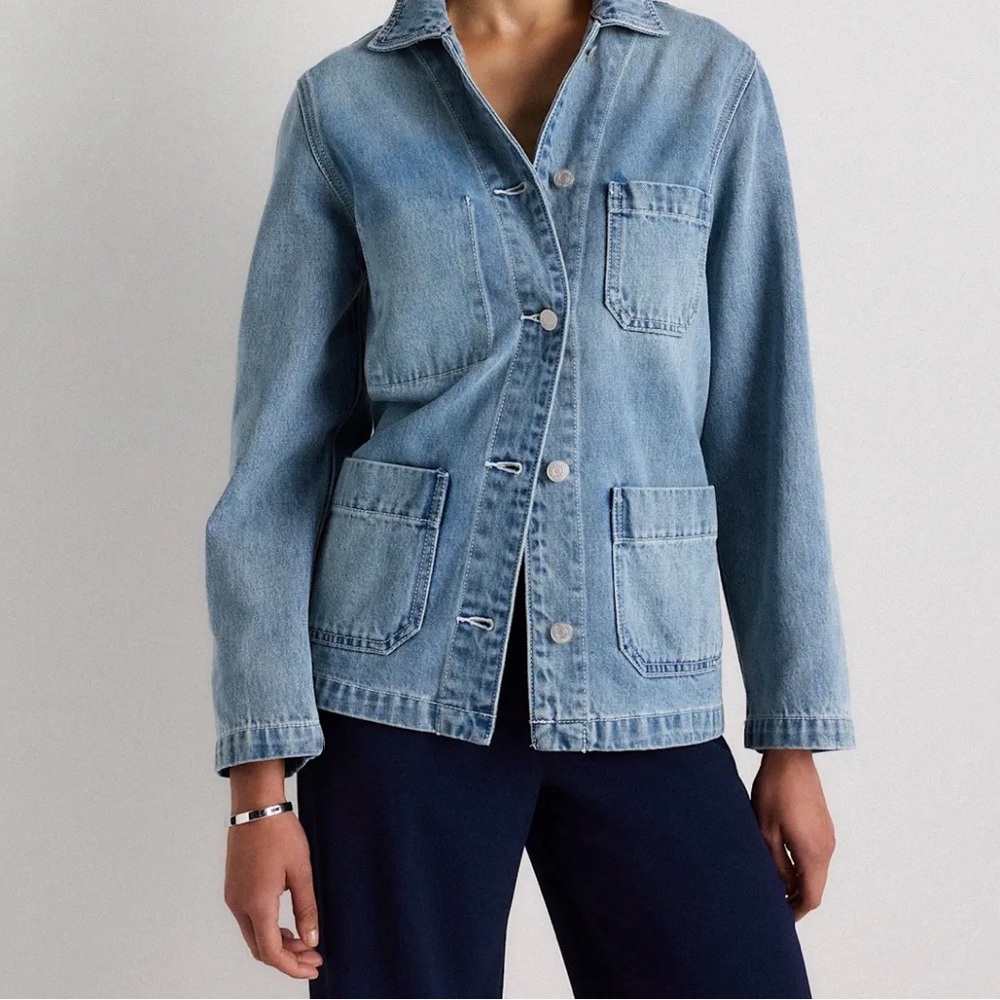 Quince 100% Organic Cotton Denim Chore Jacket